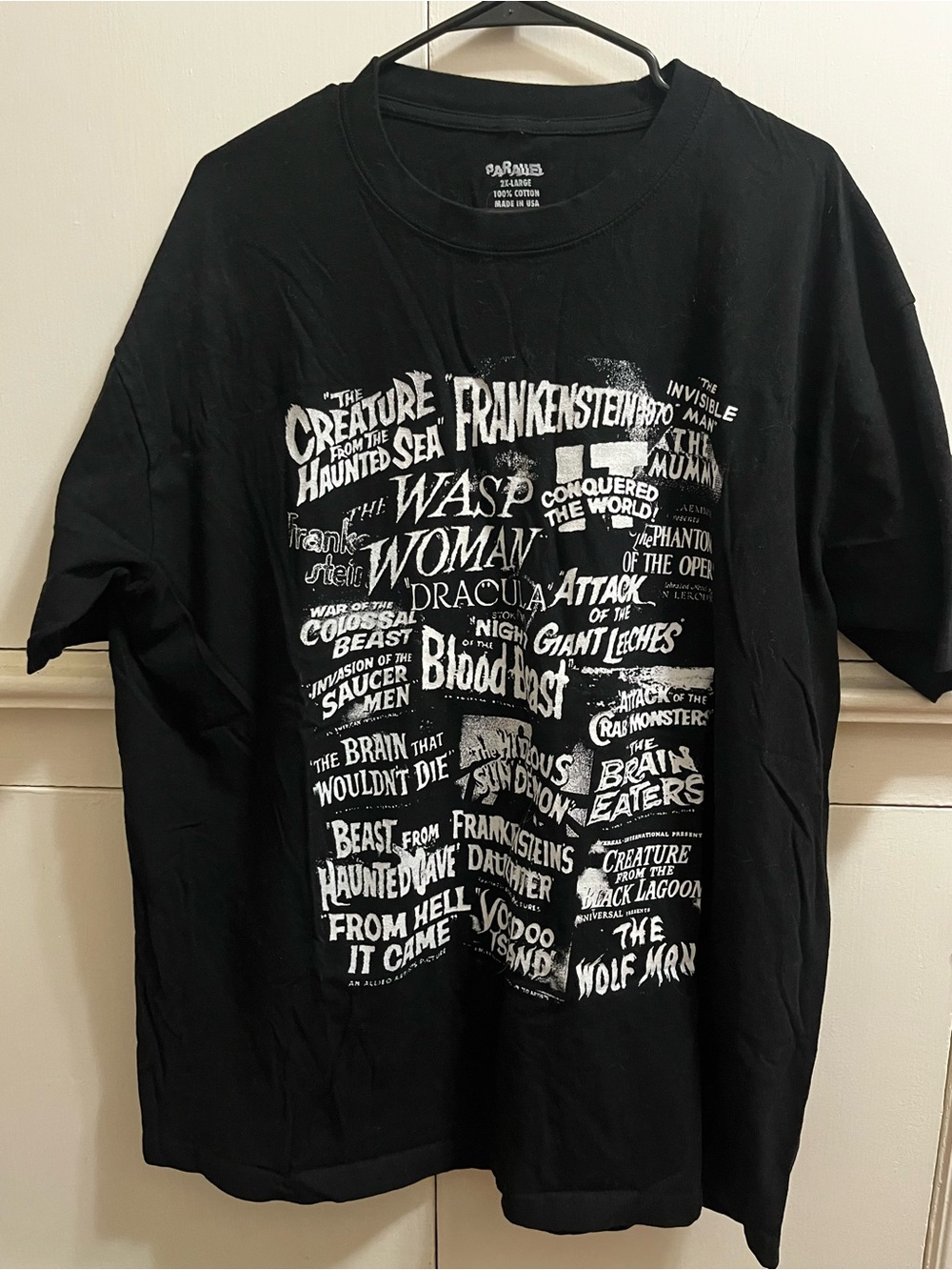 Classic Horror Movies Title Cards Shirt